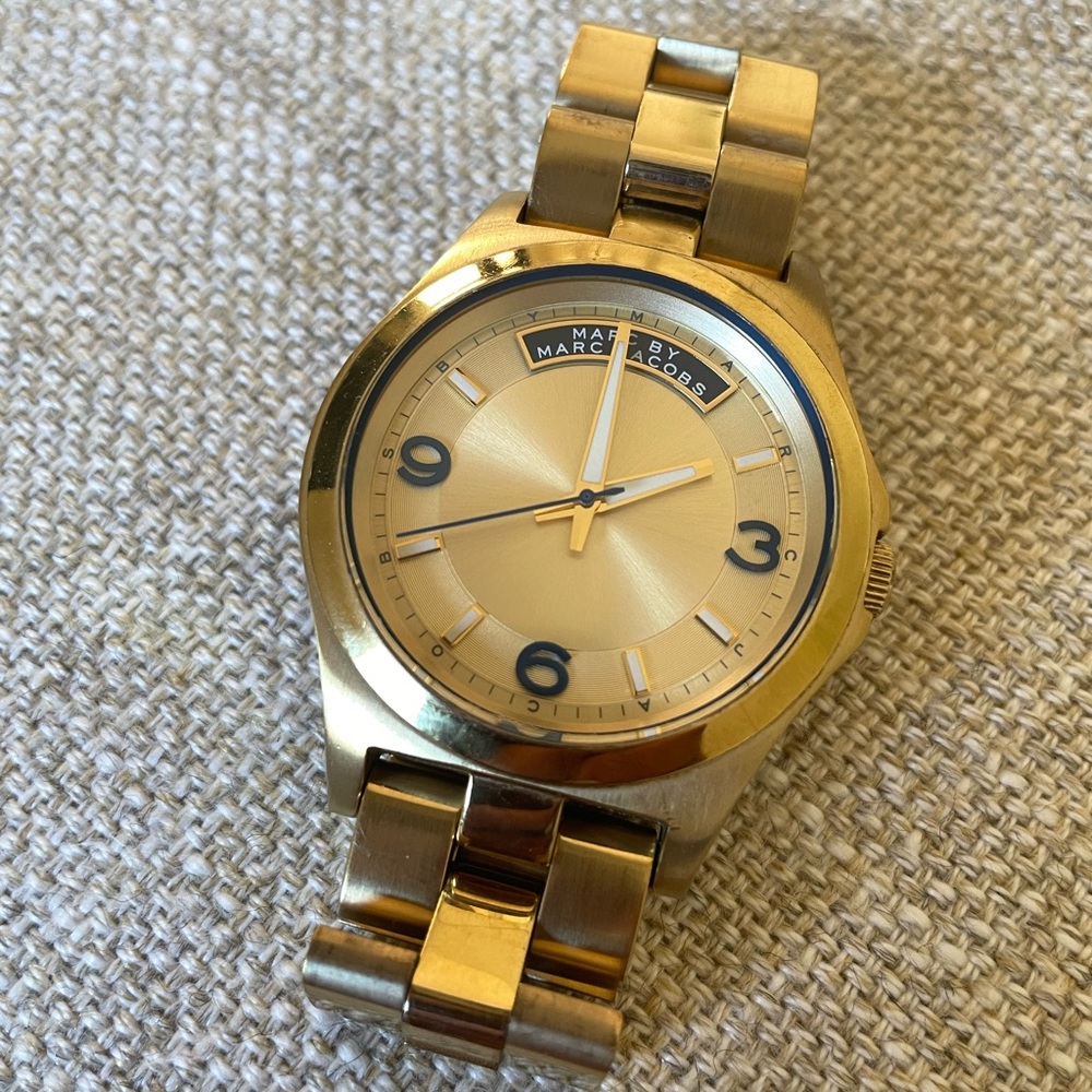 Marc Jacobs Gold Watch